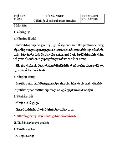 Giáo án Ngữ văn Lớp 8 Sách Kết nối tri thức - Tuần 22 - Năm học 2023-2024 - Đinh Hoài My - Trường THCS Lê Ngọc Giá