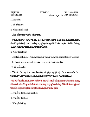 Giáo án Ngữ văn Lớp 8 Sách Kết nối tri thức - Tuần 29 - Năm học 2023-2024 - Đinh Hoài My - Trường THCS Lê Ngọc Giá